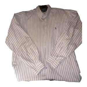 Polo Raulph Lauren striped long sleeve button down.